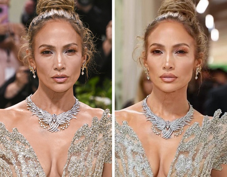 P3. Jennifer Lopez wears revealing dress that took 800 hours to make – but all eyes are on one specific detail